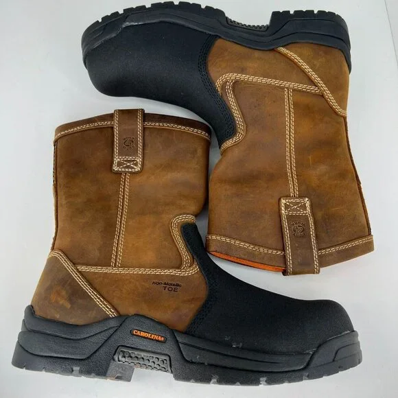Carolina Mens CA4582 Brown Ranch Metguard Composite Toe Size 10 Work Boots Well X 10 main image 2